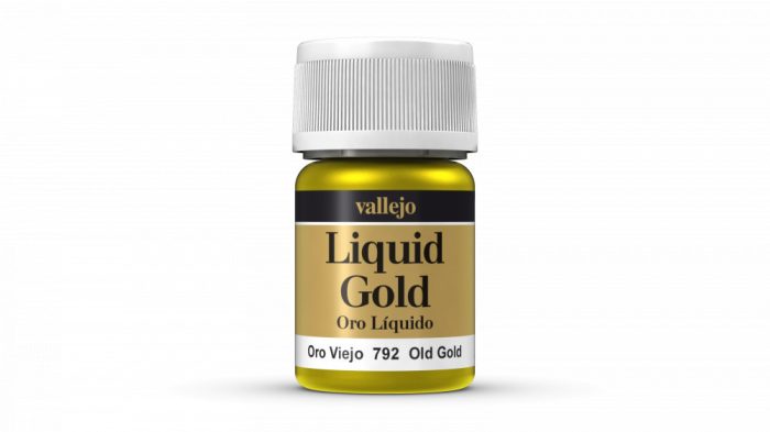 Vallejo 70792 Liquid Gold - Old Gold (Alcohol Based) Sárga (arany)