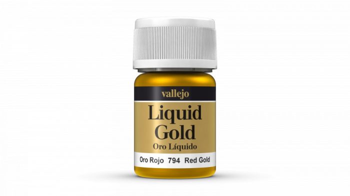 Vallejo 70794 Liquid Gold - Red Gold (Alcohol Based) Vörös, Sárga (arany)