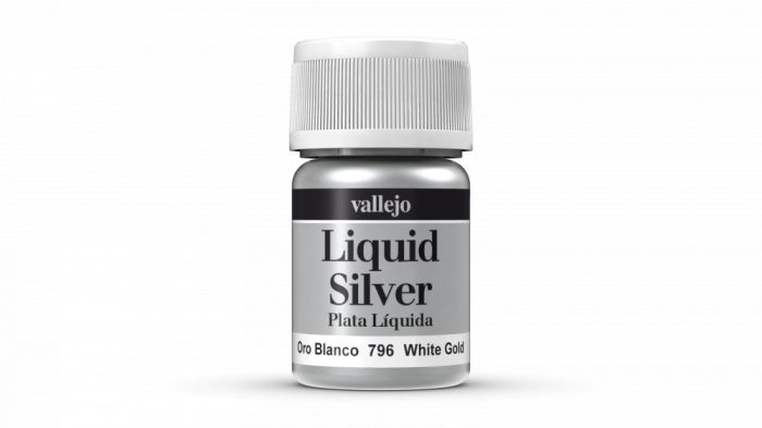 Vallejo 70796 Liquid Gold - White Gold (Alcohol Based) Fehér, Sárga (arany)