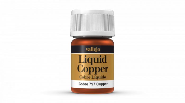 Vallejo 70797 Liquid Gold - Copper (Alcohol Based) Barna (bronz/réz), Sárga (arany)