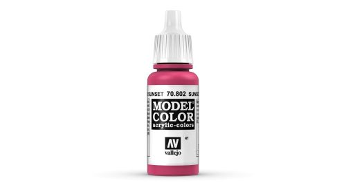Vallejo Model Color 41 Sunset Red akrill festék  70802