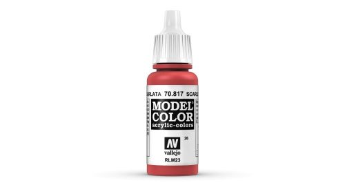 Vallejo Model Color 26 Scarlet akrill festék  70817