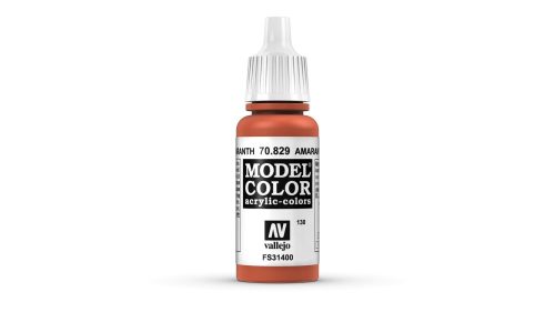 Vallejo Model Color 130 Amaranth Red akrill festék  70829