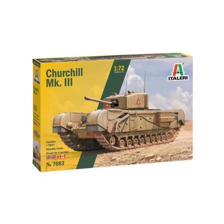 Italeri Churchill Mk. III  1:72 makett harcjármű (7083s)