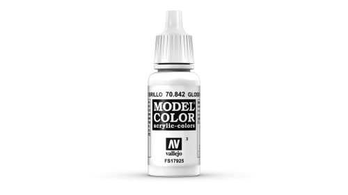 Vallejo Model Color 3 Gloss White akrill festék  70842