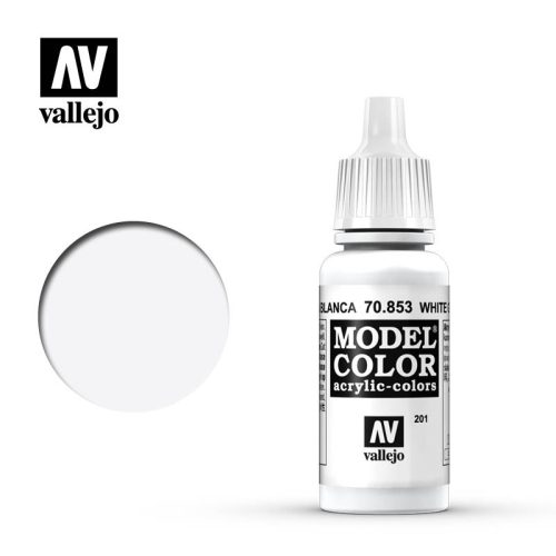 Vallejo Model Color 201 White Glaze akril festék  70853