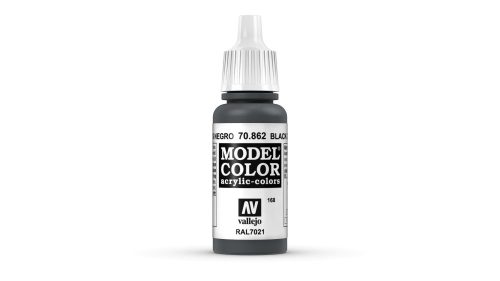 Vallejo Model Color 168 Black Grey akrill festék  70862