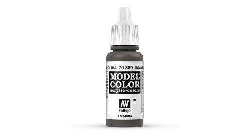 Vallejo Model Color 91 U.S.A. Olive Drab akrill festék  70889