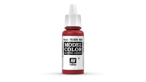 Vallejo Model Color 33 Red akrill festék  70926