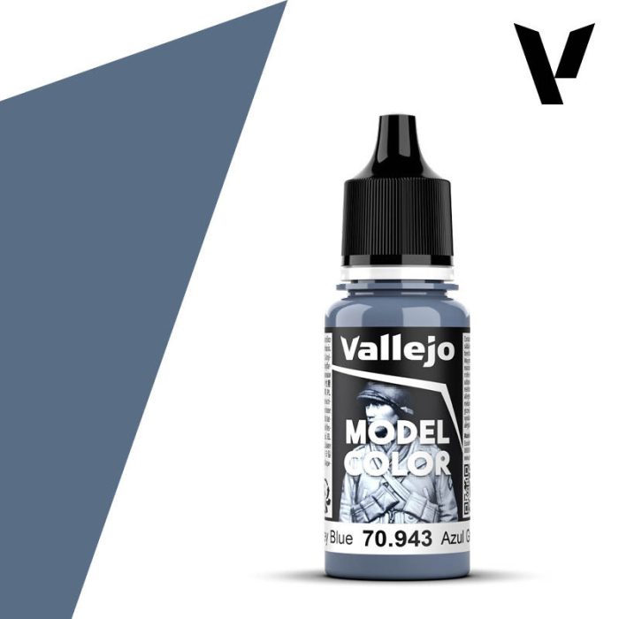 Vallejo Model Color - Grey Blue Kék, Szürke (acél/ezüst)