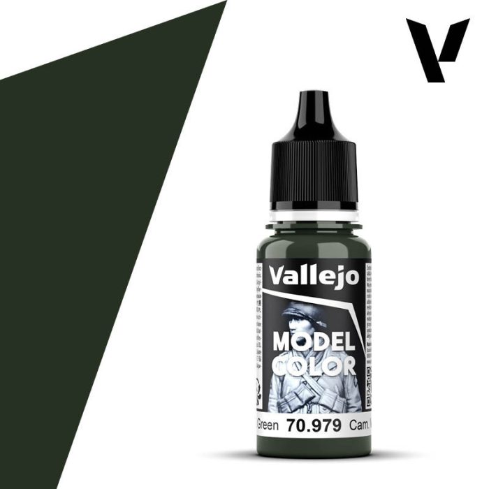 Vallejo Model Color - German Cam. Dark Green Zöld