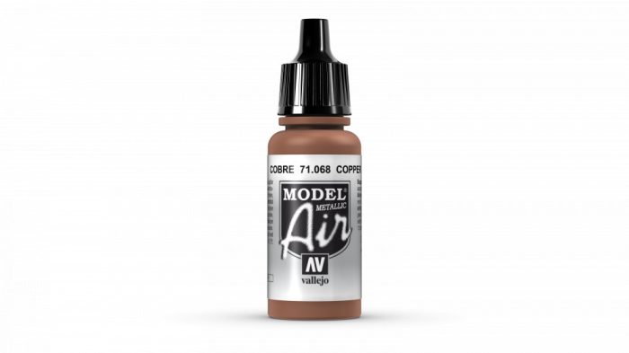 Vallejo 71068 Model Air - Copper Barna (bronz/réz), Fémes