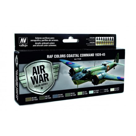 Vallejo 71148 Model Air - Coastal Command 1939-45 Paint set