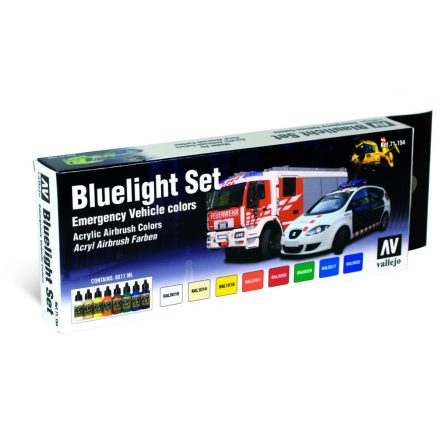 Vallejo 71154 Model Air - Bluelight Set Paint set