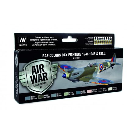 Vallejo 71162 Model Air - WWII RAF Day European Paint set