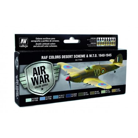 Vallejo 71163 Model Air - WWII RAF Desert Paint set