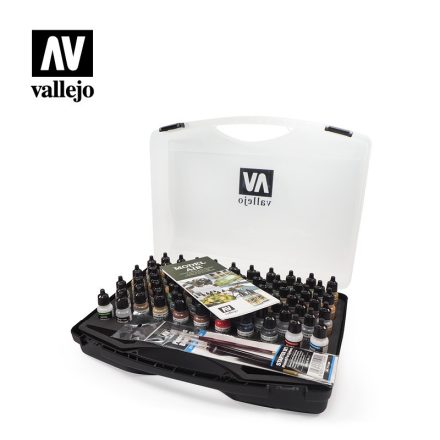 Vallejo Model Air - Basic Color Case (72) Paint set