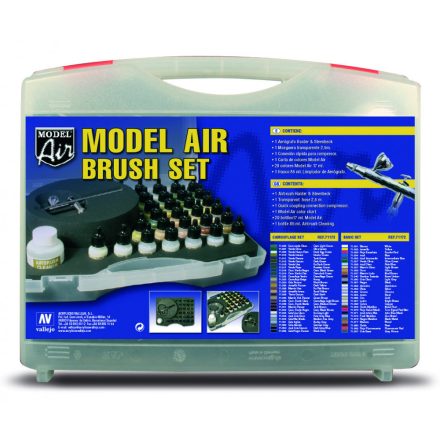 Vallejo 71173 Model Air - Camouflage Colors & Airbrush (29) Paint set