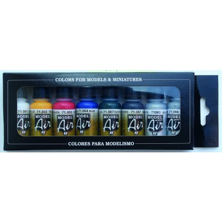 Vallejo 71174 Model Air - Basic Colors Paint set