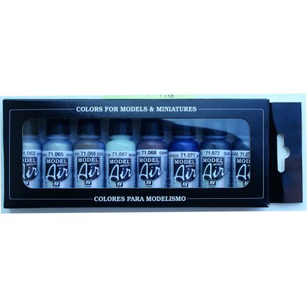Vallejo 71176 Model Air - Metallic Colors Paint set