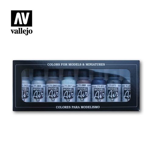 Vallejo Model Air Mettalic Paint Set festék szett 71176