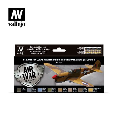 Vallejo US Army Air Corps Mediterranean Theater Op.festék szett 71183