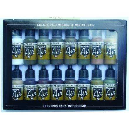 Vallejo 71190 Model Air - German/Allied WWII Paint set