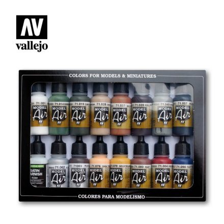 Vallejo Model Air - Railway Colors Europe Paint Set