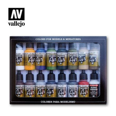 Vallejo Model Air - Building Set Paint Set