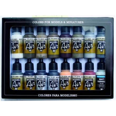 Vallejo 71194 Model Air - Weathering Set Paint set