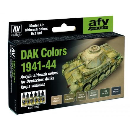 Vallejo 71207 Model Air - DAK Colors 1941-44 Paint set