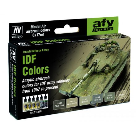 Vallejo 71210 Model Air - IDF Colors Paint set