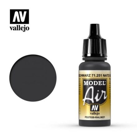 Vallejo Model Air 251 NATO Black akril festék 71251