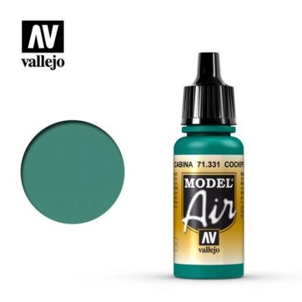 Vallejo Model Air Cockpit Emerald Green "Faded" akril festék 71331