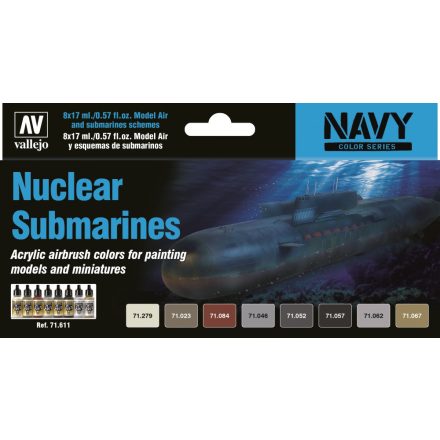 Vallejo 71611 Model Air - Nuclear Submarines Paint set