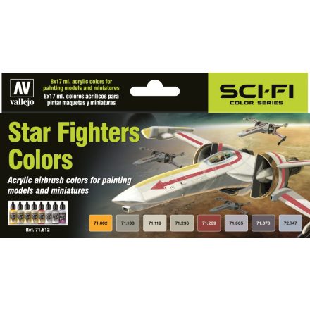 Vallejo 71612 Model Air - Star Fighters Colors Paint set