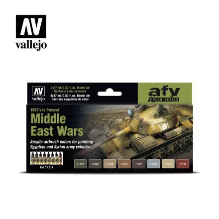 Vallejo 71619 Model Air - Middle East Wars (1967's to present) Paint set