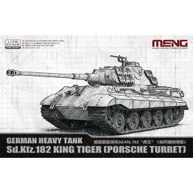   Meng Model 1:72 German Heavy Tank Sd.Kfz.182 King Tiger (Porsche Turret)