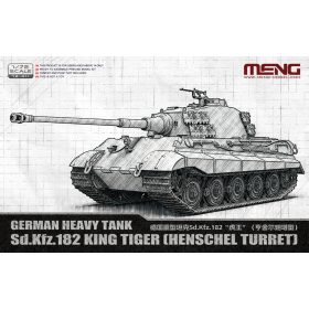   Meng Model 1:72 German Heavy Tank Sd.Kfz.182 King Tiger (Henschel Turret)