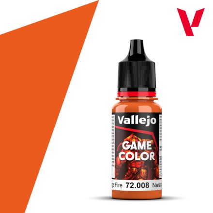 Vallejo Game Color Orange Fire akrilfesték 72008