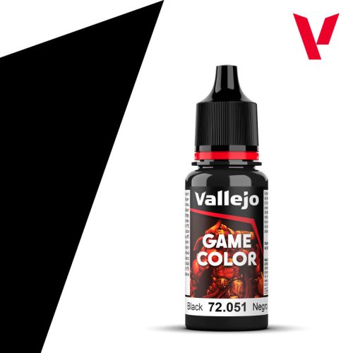 Vallejo Game Color Black akrilfesték 72051