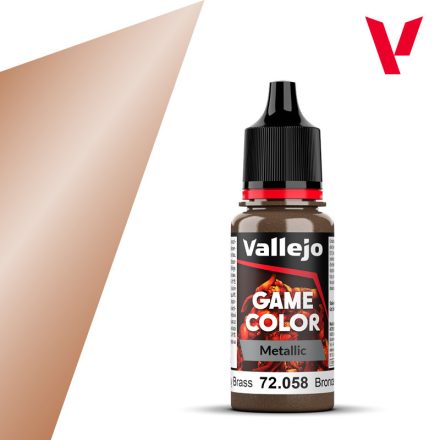 Vallejo Game Color Brassy Brass akrilfesték 72058