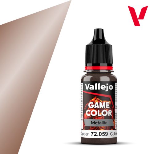 Vallejo Game Color Hammered Copper akrilfesték 72059