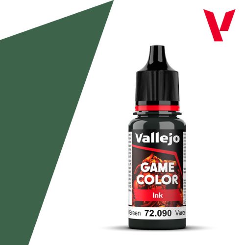 Vallejo Game Color Ink Black Green akrilfesték 72090