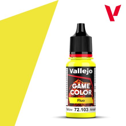 Vallejo Game Color Fluorescent Yellow akrilfesték 72103