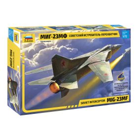   Zvezda Zvezda MIG-23 MF Soviet Interceptor 1:72 makett repülő (7225)