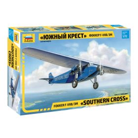 Zvezda Zvezda Fokker F.VII 1:72 makett repülő (7233)