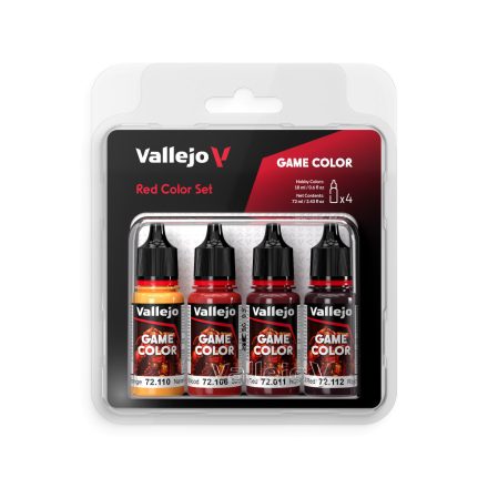Vallejo Game Color - Red Color Set