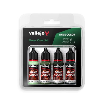 Vallejo Game Color - Green Color Set
