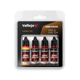 Vallejo Game Color - Leather Color Set Barna (bronz/réz)